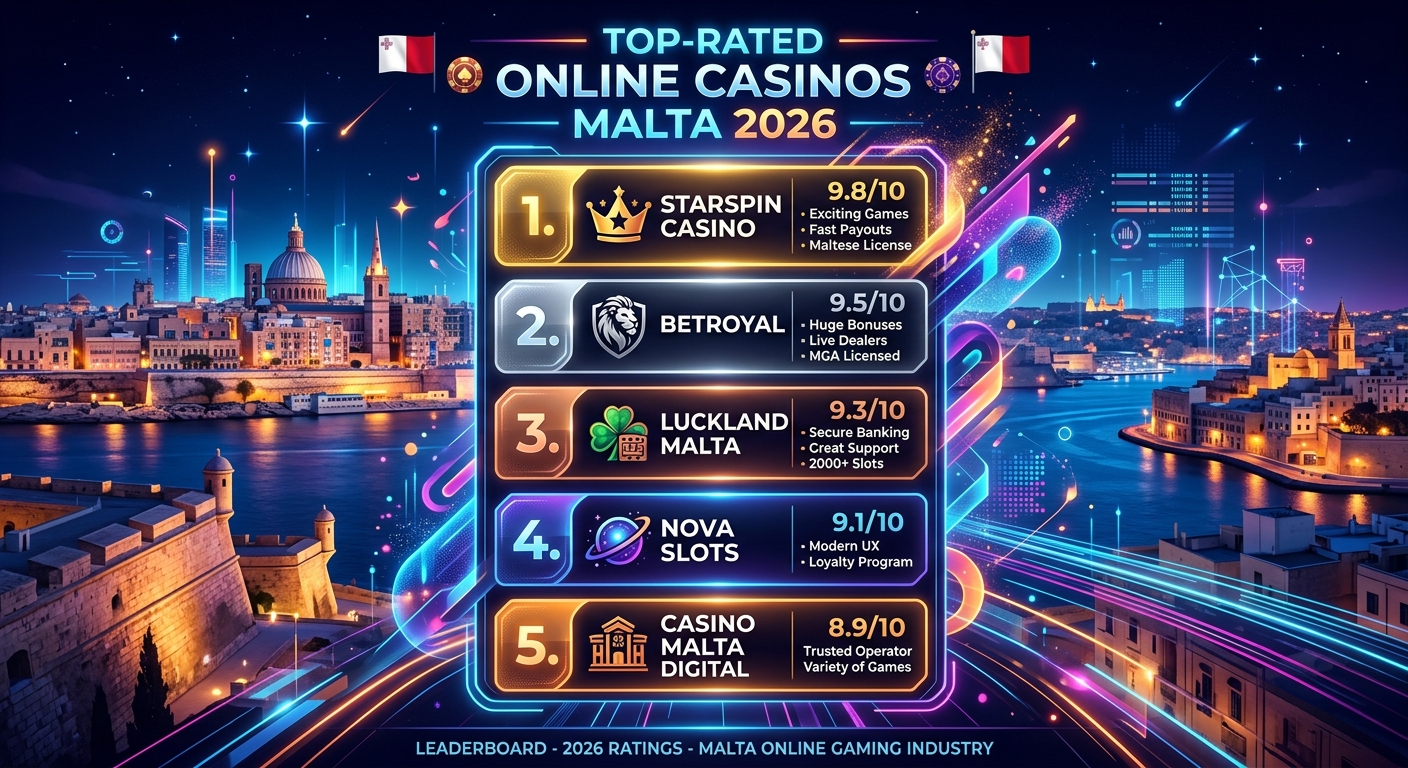 Classifica dei migliori casinò online di Malta del 2026 - migliori casino online malta